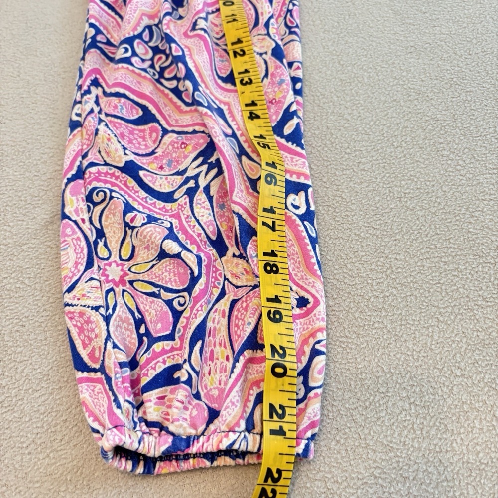 Stretch Knit Romper Lilly Pulitzer  Women's Lana Off Shoulder Can't Resist Print - Picture 14 of 15